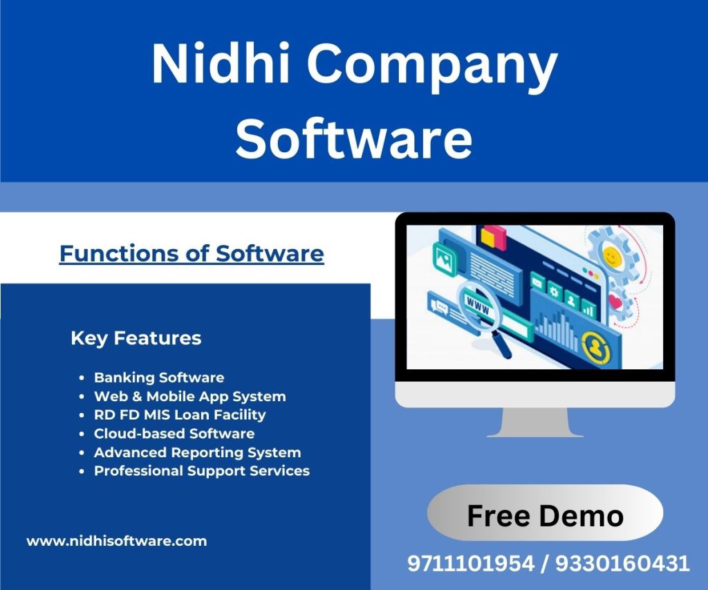 Banking and Accounting Nidhi Software